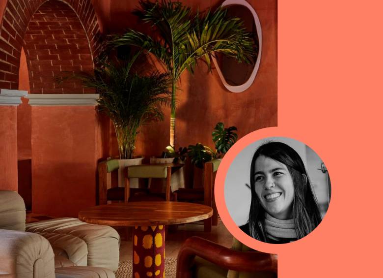 La pastelería Nía, en el centro histórico de Cartagena, combina arquitectura tradicional con una propuesta sensorial inspirada en las frutas tropicales. Proyecto de Crearq, liderado por María Adelaida Herrera. FOTO: @studiocrearq. 