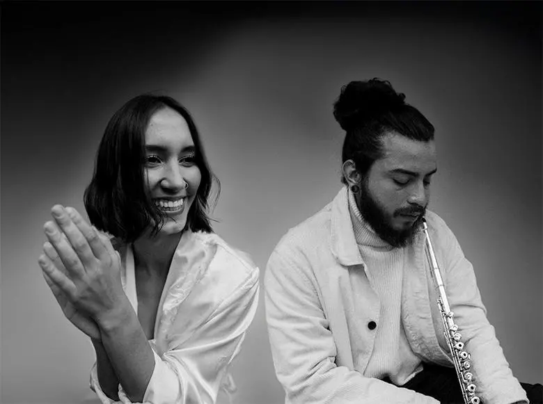 Mayra Ramírez y Andrés Herrera son músicos locales que se presentarán en Musicreando. Foto; Cortesía.