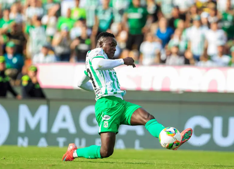En la imagen aparece Kevin Viveros durante su paso por Atlético Nacional. FOTO CAMILO SUÁREZ