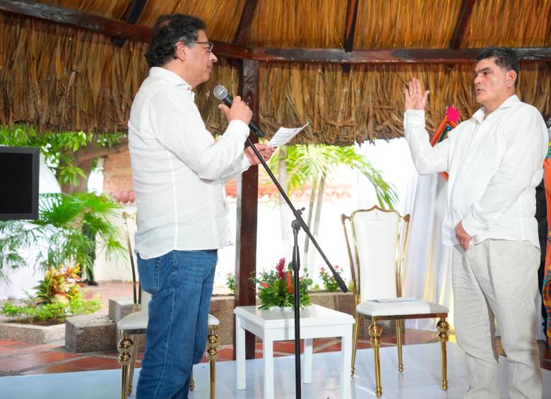 Eljach tuvo amplia carrera en el Congreso, donde estuvo como secretario General desde 2012. Allí conoció a Petro desde sus inicios como representante, cuando denunció a los paramilitares y parapolíticos en debates que asombraron al país. FOTO: Presidencia