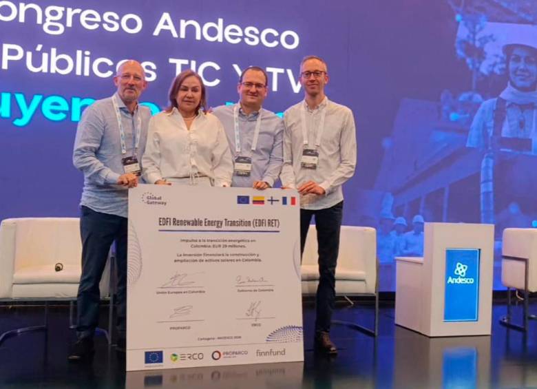 Erco Energía recibió una capitalización en la que participaron fondos europeos y otros inversionistas para impulsar proyectos de energía renovable en Colombia. FOTO EL COLOMBIANO.