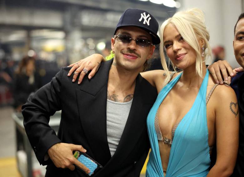 Feid y Karol G. Foto: AFP