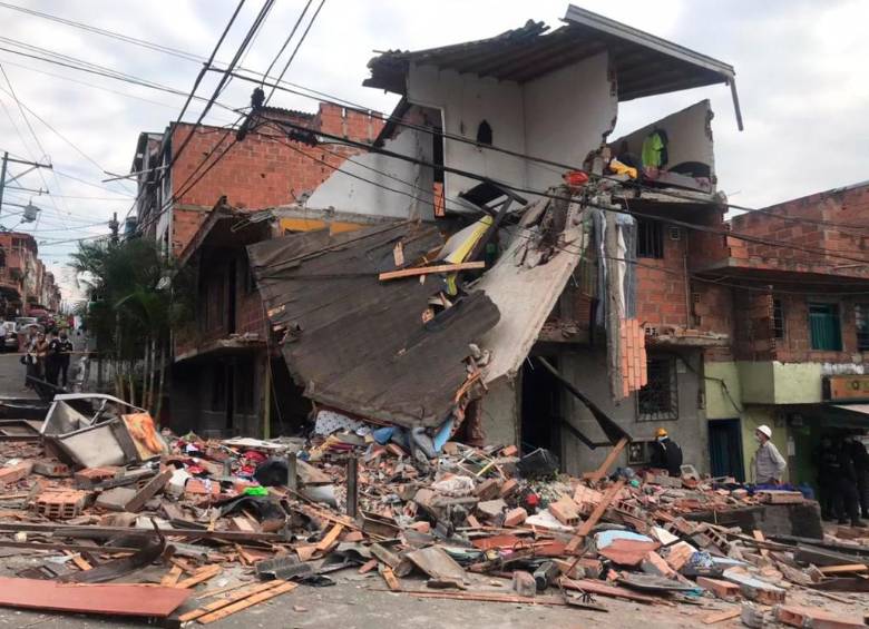 La explosión se presentó en la madrugada de este jueves. Foto Julio Herrera