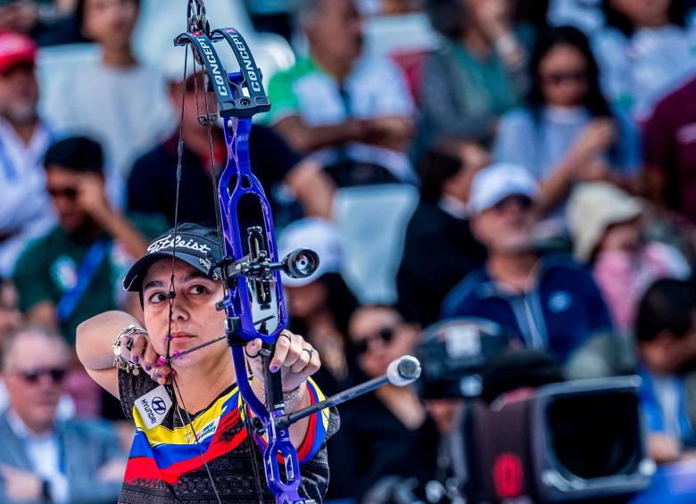 Sara López sumo tres oros en los Juegos Suramericanos de Argentina. FOTO: GETTY