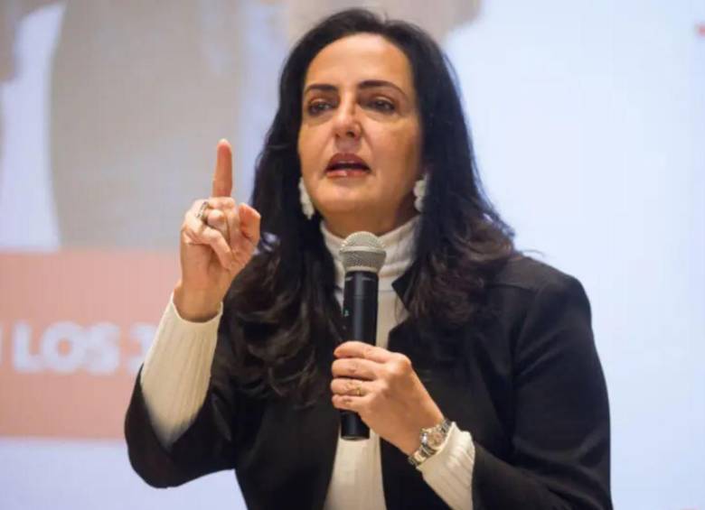 María Fernanda Cabal presentó este sábado su nuevo Partido Republicano. Foto: Colprensa