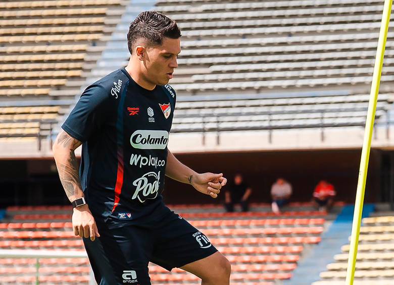 Juan fernando Quintero ya entrena a toda máquina con el DIM. FOTO CORTESÍA DIM