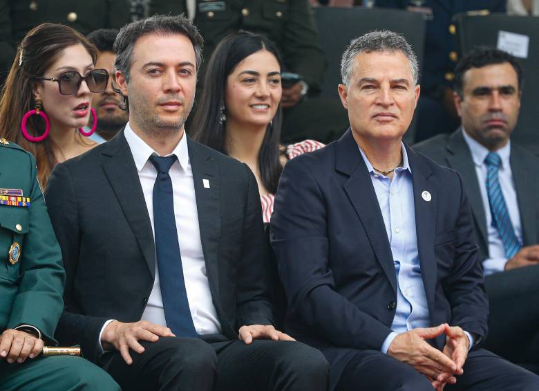 El alcalde Daniel Quintero ha chocado en varias ocasiones con el gobernador Aníbal Gaviria. Foto: Manuel Saldarriaga. 