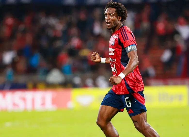 El futbolista Didier Moreno suma dos goles con el Deportivo Independiente Medellín en lo que va del 2026. Foto: Manuel Saldarriaga