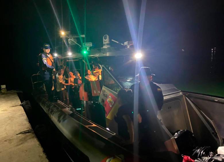 La embarcación fue decomisada y entregada a la Fiscalía. FOTO Armada Nacional