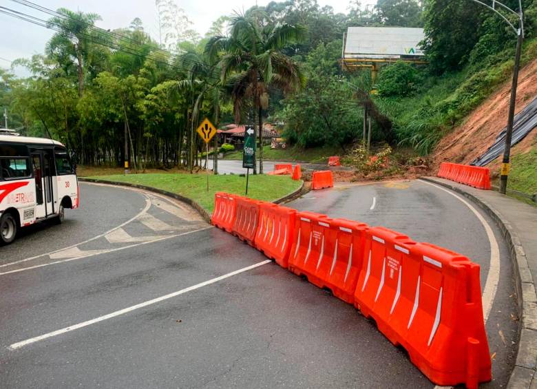 Por el momento no hay hora estimada de apertura. FOTO: Secretaría de Movilidad de Medellín.