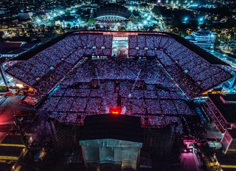 Shakira continúa su gira en México, así luce el último concierto de la barranquillera en Ciudad de México. 