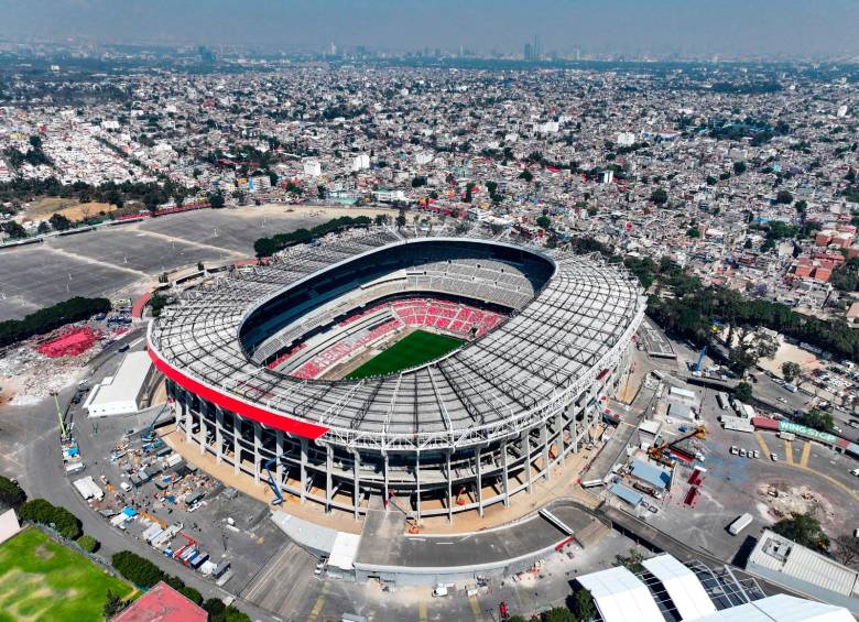 El estadio Azteca se convertirá el 11 de junio en el único estadio que ha recibido el inicio de tres Mundiales. Foto: Getty