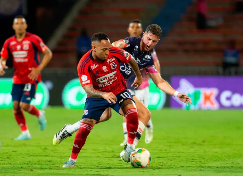 El volante samario Jarlan Barrera ha tenido un partido destacado contra Fortaleza. FOTO: CAMILO SUÁREZ