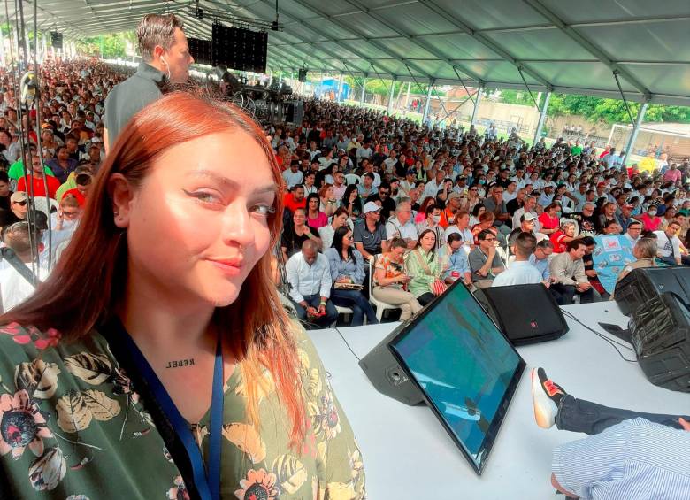 Laura Daniela Beltrán Palomares, conocida como Lalis, solicitó la finalización de su contrato con Colombia Compra Eficiente. FOTO: Tomada de redes sociales