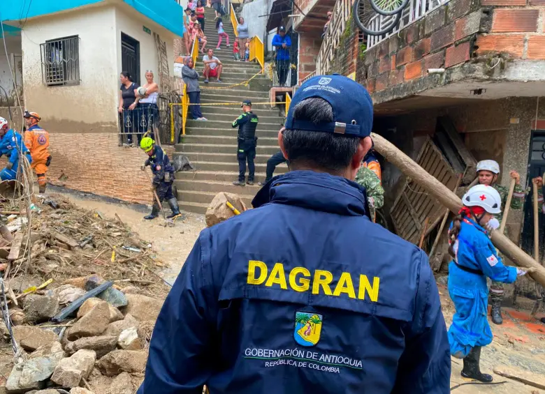 230 emergencias han sido reportadas en Antioquia este año. Lo preocupante es que la temporada de lluvias todavía no arranca. FOTO: CORTESÍA