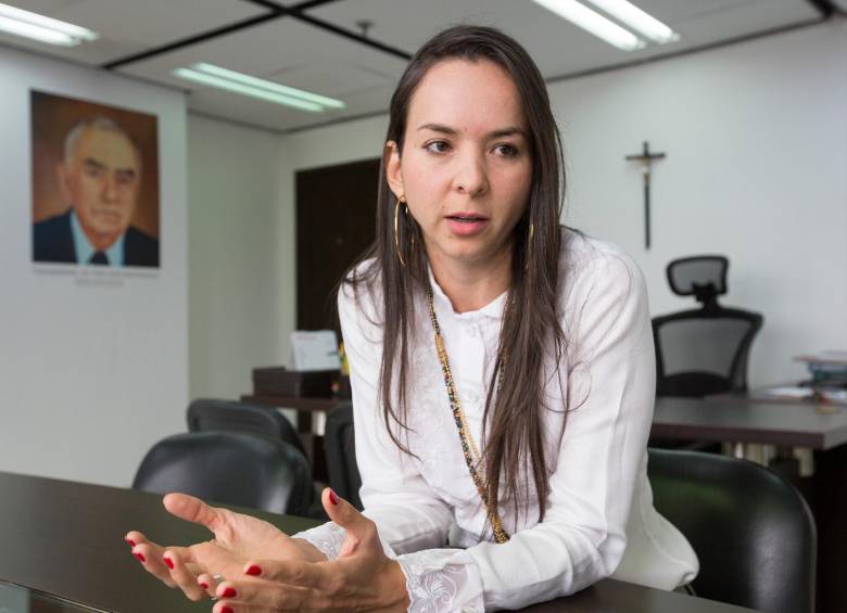 La excontralora de Medellín, Diana Carolina Torres. FOTO EDWIN BUSTAMANTE