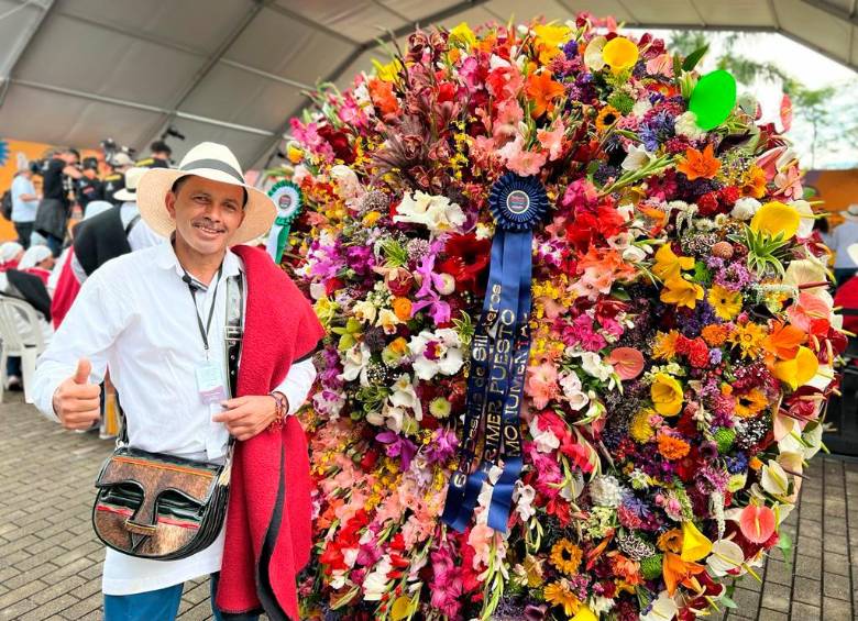 Henry de Jesús Londoño Patiño fue el ganador de la categoría Monumental. FOTO ALCALDÍA DE MEDELLÍN