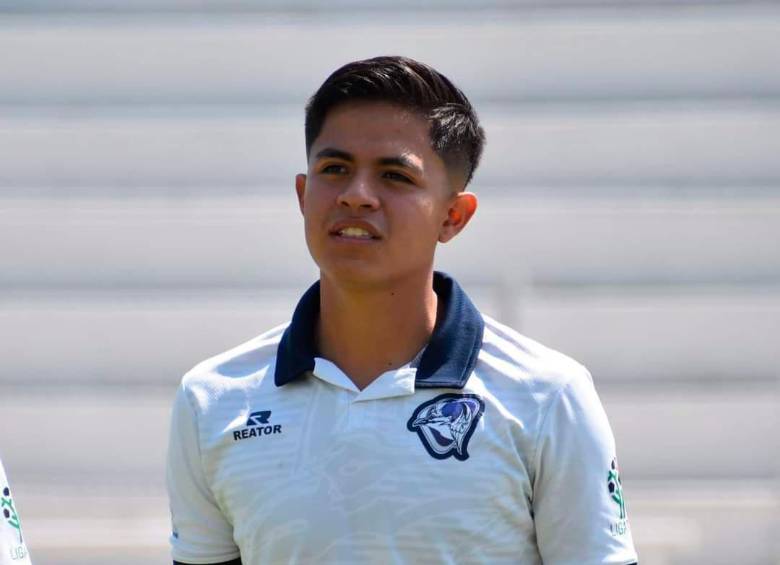 El futbolista Miguel Sánchez Álvarez, de 19 años, juega en el Dongu F.C de la segunda división del fútbol profesional mexicano. FOTO: TOMADA DE REDES SOCIALES 