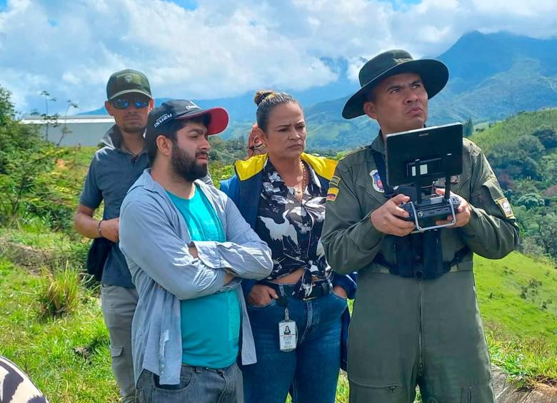 Ni con drones se ha podido lograr la ubicación de la joven estudiante de la Universidad de Antioquia. FOTO CORTESÍA