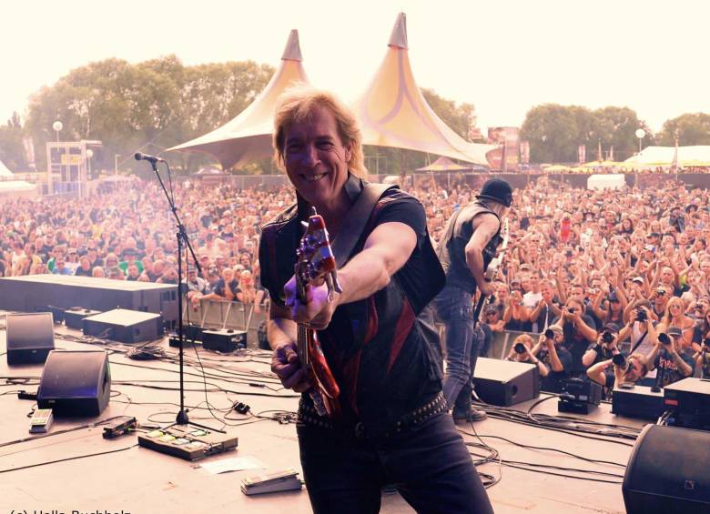 Francis Buchholz fue bajista de Scorpions durante casi dos décadas y participó en algunos de los discos más emblemáticos de la banda alemana de rock. FOTO: Tomada de Facebook, Francis Buchholz.