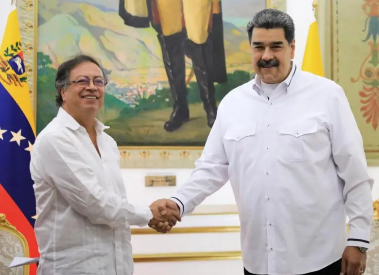Petro ha ido seis veces a Venezuela desde que empezó su manato presidencial. Foto: Presidencia