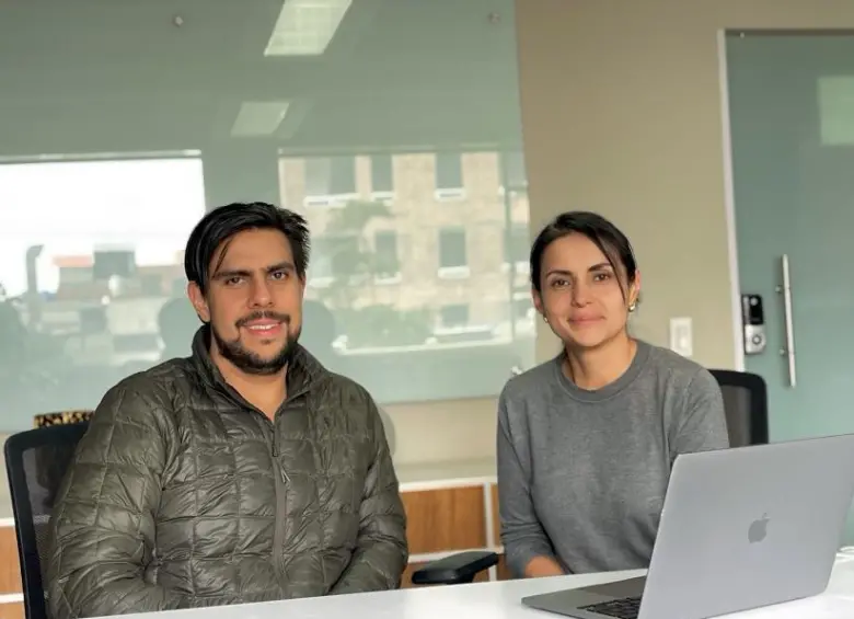 Estos son Rodrigo Guerrero, socio de AG Studios, y Angela Lozano, productora de AG Studios. FOTO AG Studios