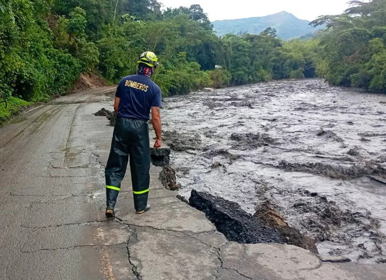 Río Negro en Pacho. FOTO: GOBERNACIÓN DE CUNDINAMARCA.