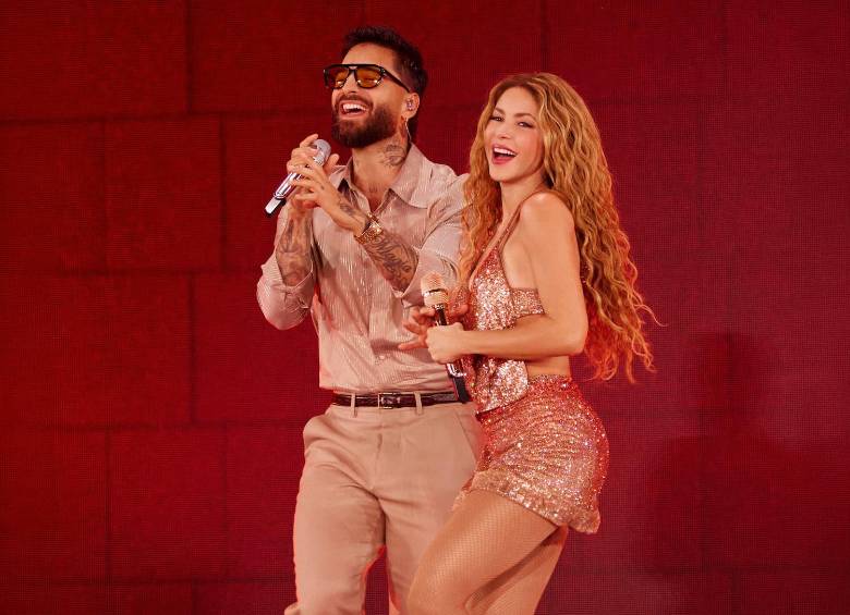 Maluma volverá a cantar con Shakira este lunes 12 de octubre en el concierto de cierre de la residencia en Madrid, España. FOTO: Cortesía Nicolás Gerardin