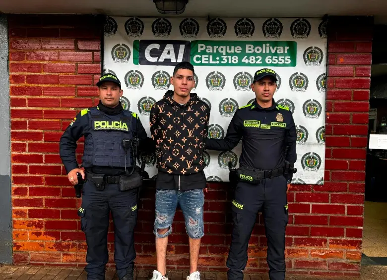 Imagen difundida por la Policía luego de que se materializara la captura de Leal en 2025. FOTO: Cortesía Policía