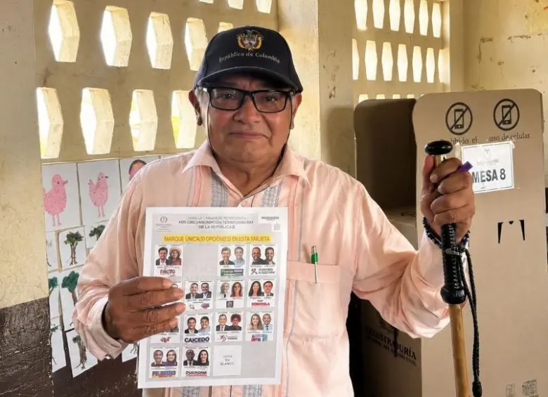 Él es Custodio Wouyurí Valbuena, hermano del expromotor de la Constituyente del presidente Gustavo Petro, retirada por el gobierno en medio de la campaña electoral. FOTO Redes