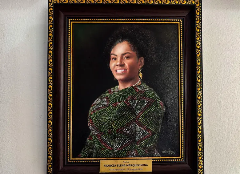 El retrato oficial de Francia Márquez que ya reposa en la Casa Vicepresidencial