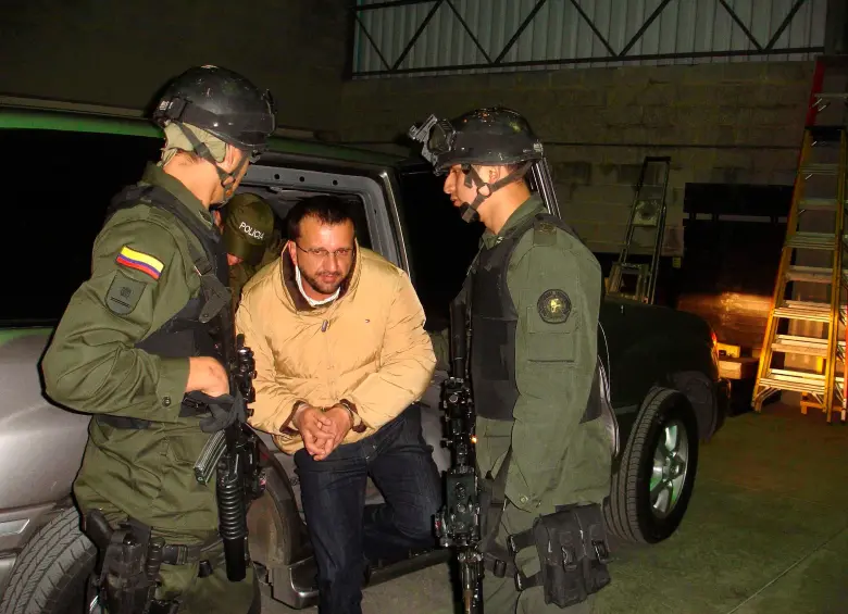 Carlos Mario Jiménez Naranjo (“Macaco”), exnarcotraficante y exjefe del bloque Central Bolívar de las AUC. FOTO: ARCHIVO.