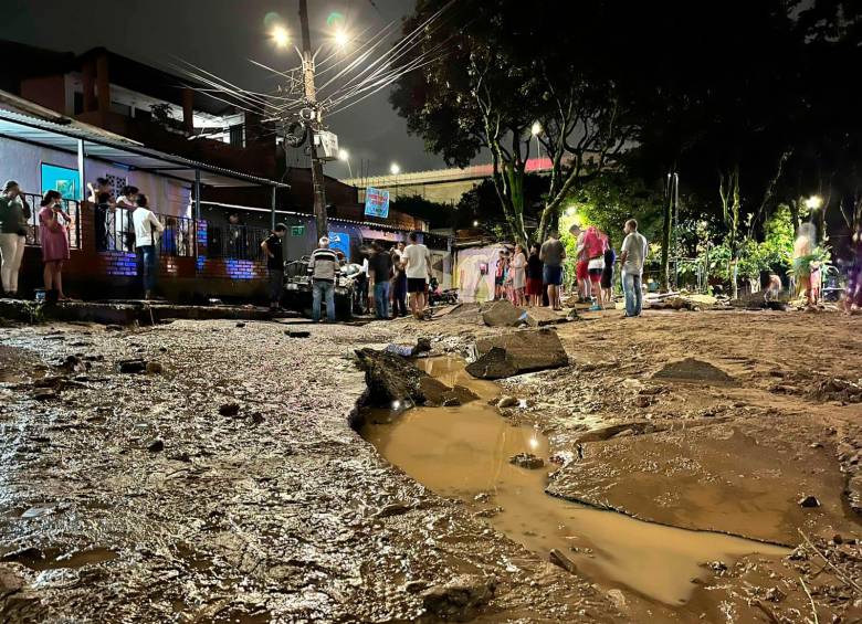 Las lluvias de este lunes afectaron a 20 familias en la capital santandereana. FOTO: ALCALDÍA DE BUCARAMANGA