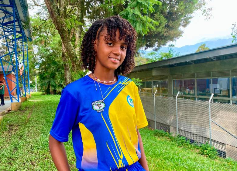 Deimis, en los Juegos Departamentales que se realizan en Girardota, Antioquia. Foto: Sara Gil.