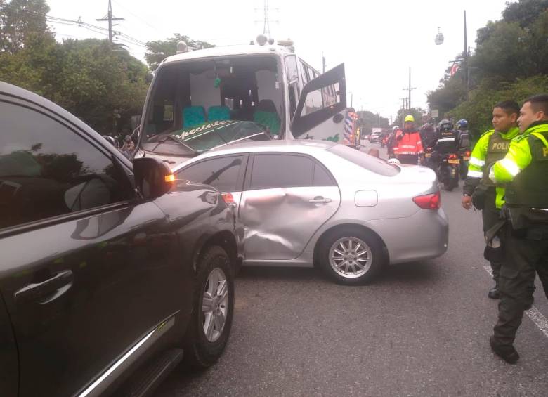 Hecho se presentó en la Autopista Norte, a la altura de Zenú. FOTO: Cortesía 