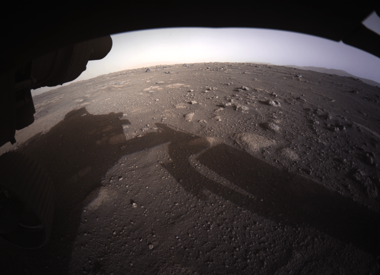 El Perseverancia envío las primeras fotos a color de la superficie de Marte. FOTO Cortesía NASA/JPL-Caltech 