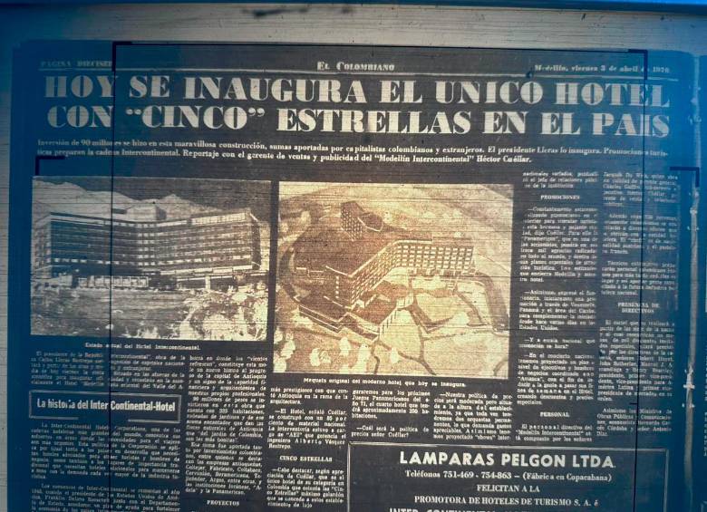 Publicación en EL COLOMBIANO de 1970. FOTO ARCHIVO .