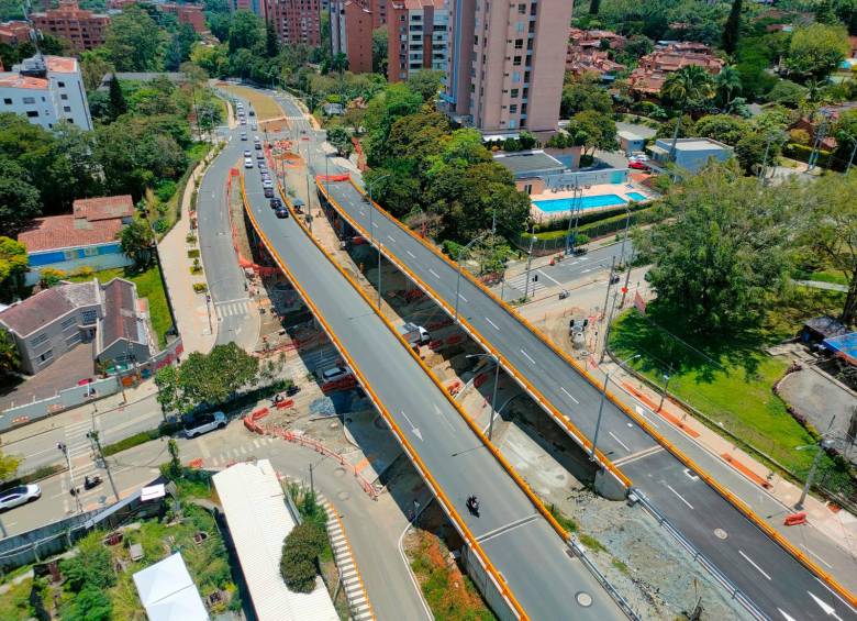 Puente avanza en 90% de ejecución, según Alcaldía de Medellín. FOTO: Cortesía 