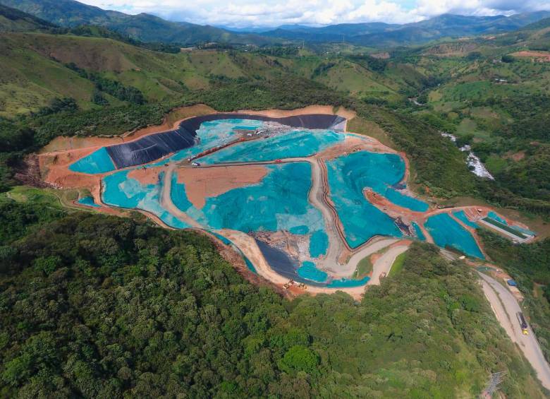 El Vaso La Piñuela tendrá capacidad para albergar 8 millones de toneladas de residuos. FOTO: ALCALDÍA DE MEDELLÍN.