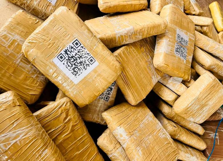 Cuando los soldados escanearon la droga marcada con códigos QR en Casanare, apareció la imagen de una tortuga, la cual identificaba, aparentemente, al proveedor. FOTOS CORTESÍA