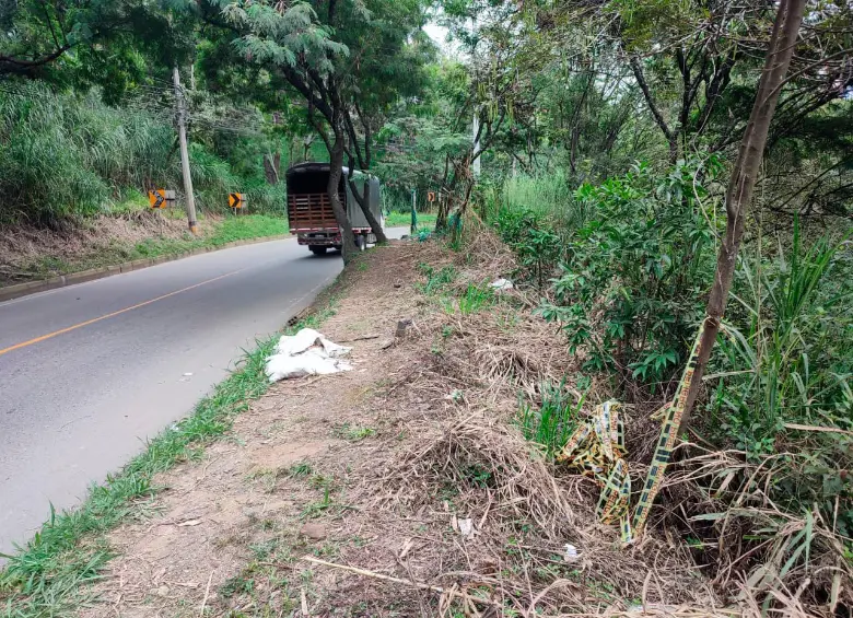 Encontraron un cadáver a borde de carretera por Machado/FOTO: ANDRÉS GARCÍA HERNÁNDEZ