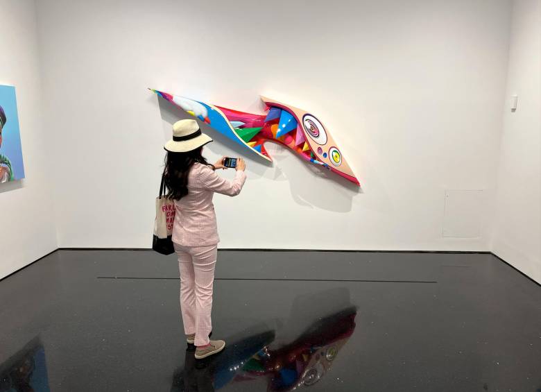 La exposición difumina los límites entre el mundo físico y lo digital. FOTO EFE.