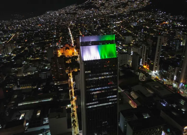 Así luce el edificio Coltejer, en el centro de la ciudad. FOTO: Gobernación de Antioquia