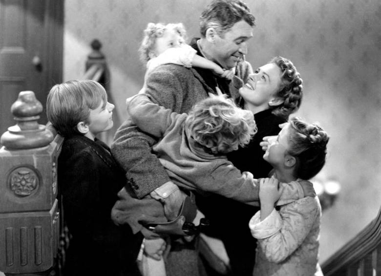Fotograma del clásico navideño “¡Qué bello es vivir!” (1947), comedia dramática dirigida por Frank Capra. 