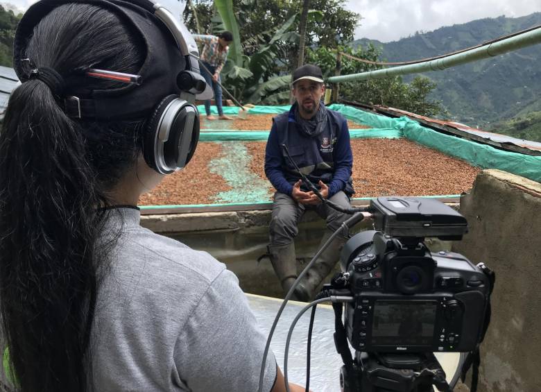 Un detrás de cámaras a una de las producciones del canal. FOTO: Cortesía