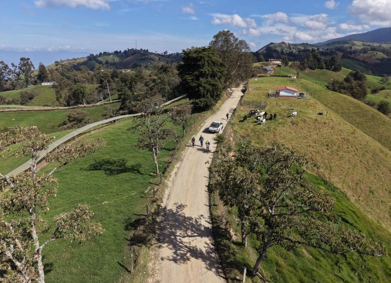 Imagen del corredor San Jerónimo - San Pedro de los Milagros. Foto: Cortesía