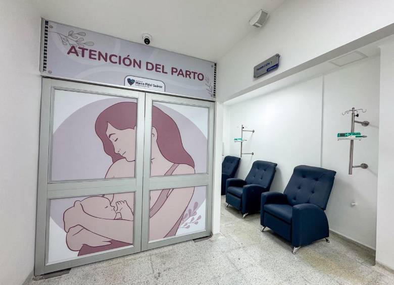 La nueva infraestructura cuenta con diez camillas-cunas y está dotado con tecnología de punta, que incluye sistemas de llamado de enfermería. Foto: Gobernación de Antioquia.