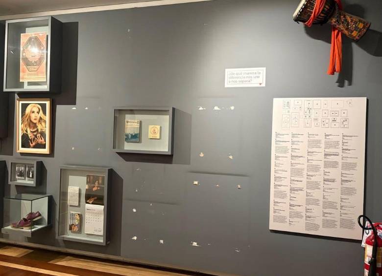 Así quedaron algunas salas del Museo Nacional de Colombia. FOTO: X-@LuisaPoncas