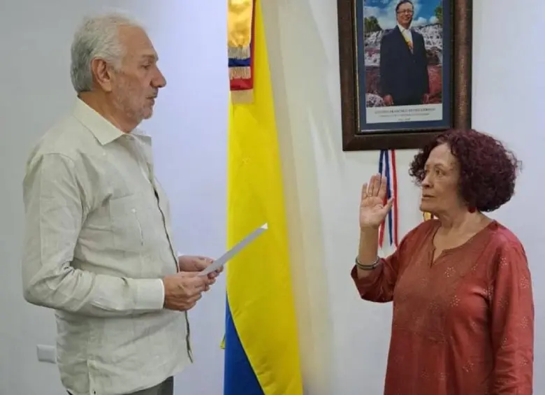 Embajadora de Colombia en Haití, Vilma Velásquez. Foto: redes sociales