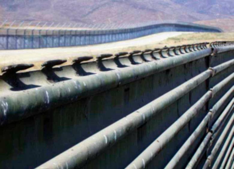 Muro fronterizo que separa a México de Estados Unidos. Foto: Colprensa